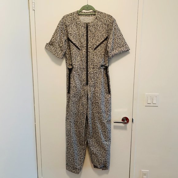 Rebecca Minkoff Blue-white Hermoine Jumpsuit - Picture 1 of 6